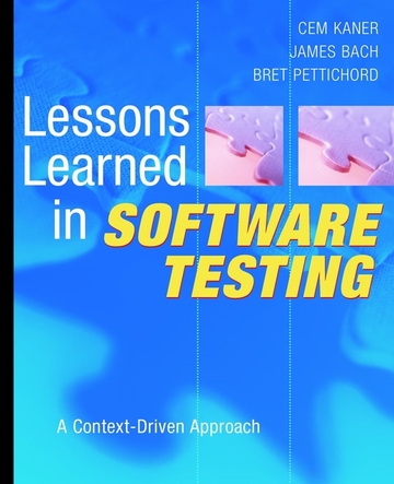 Lessons Learned in Software Testing ebook