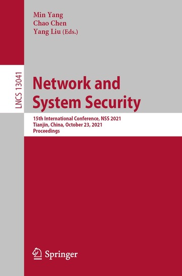 Network and System Security : 15th International Conference ebook