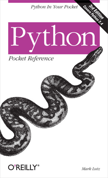 Python Pocket Reference : 3rd Edition Book
