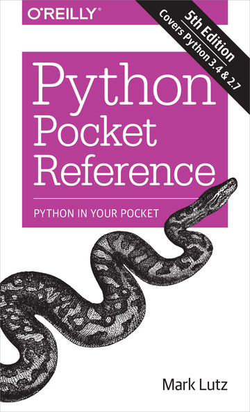 Python Pocket Reference : 5th Edition