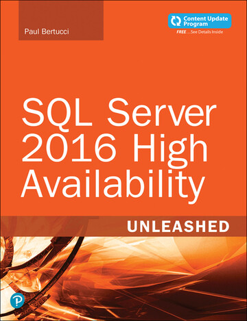 SQL Server 2016 High Availability Unleashed includes Content Update Program